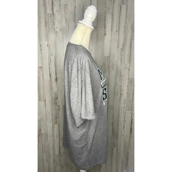 NWT Michigan‎ State Spartans Men's 2XL Heather Gray T-Shirt Short Sleeve - Picture 3 of 5